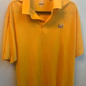 UC Berkeley Cal Men's Yellow Polo Shirt